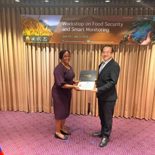 “Food Security and Smart Monitoring” workshop organized by the Taiwan ICDF in Taipei, Taiwan